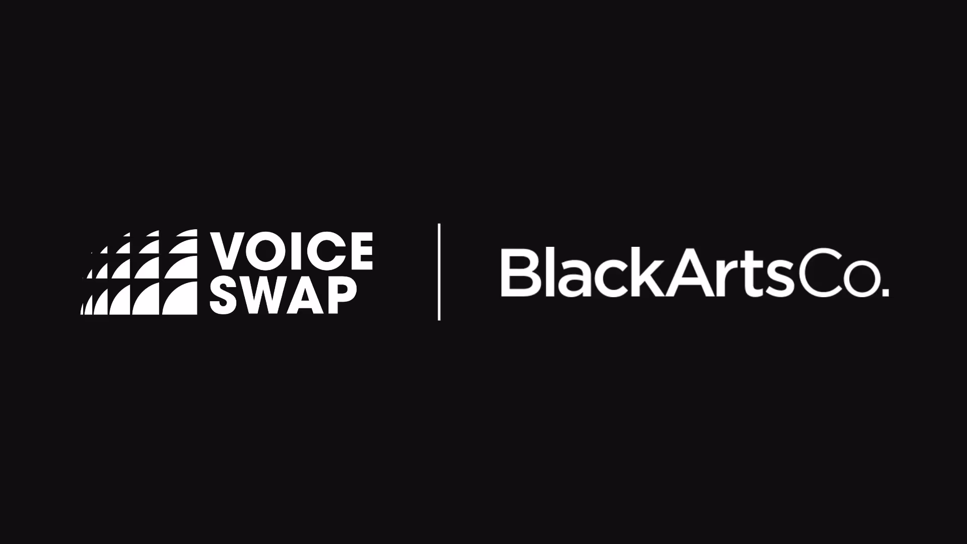Voice-Swap teams up with The Black Arts Co.