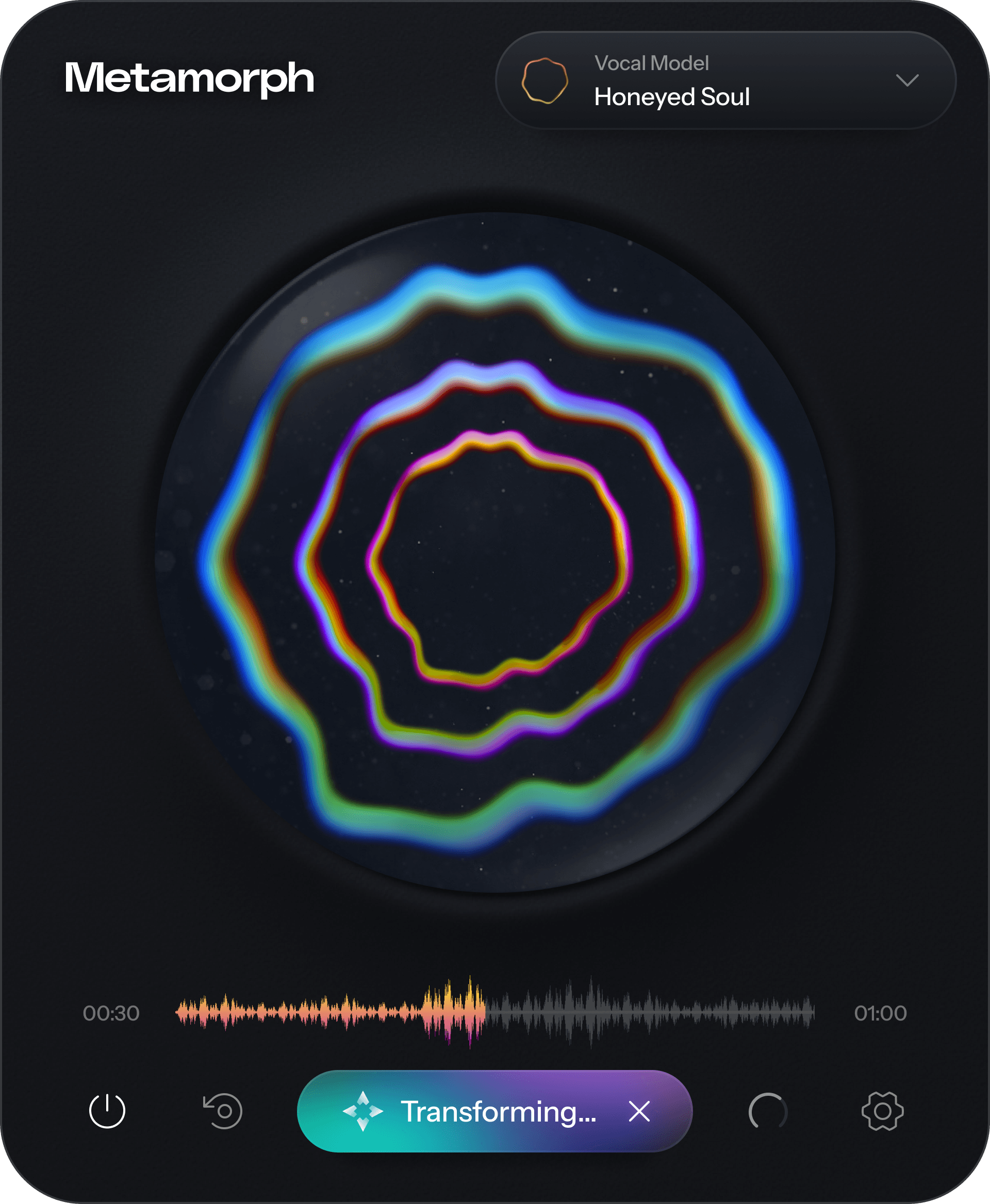 Metamorph by AutoTune interface preview