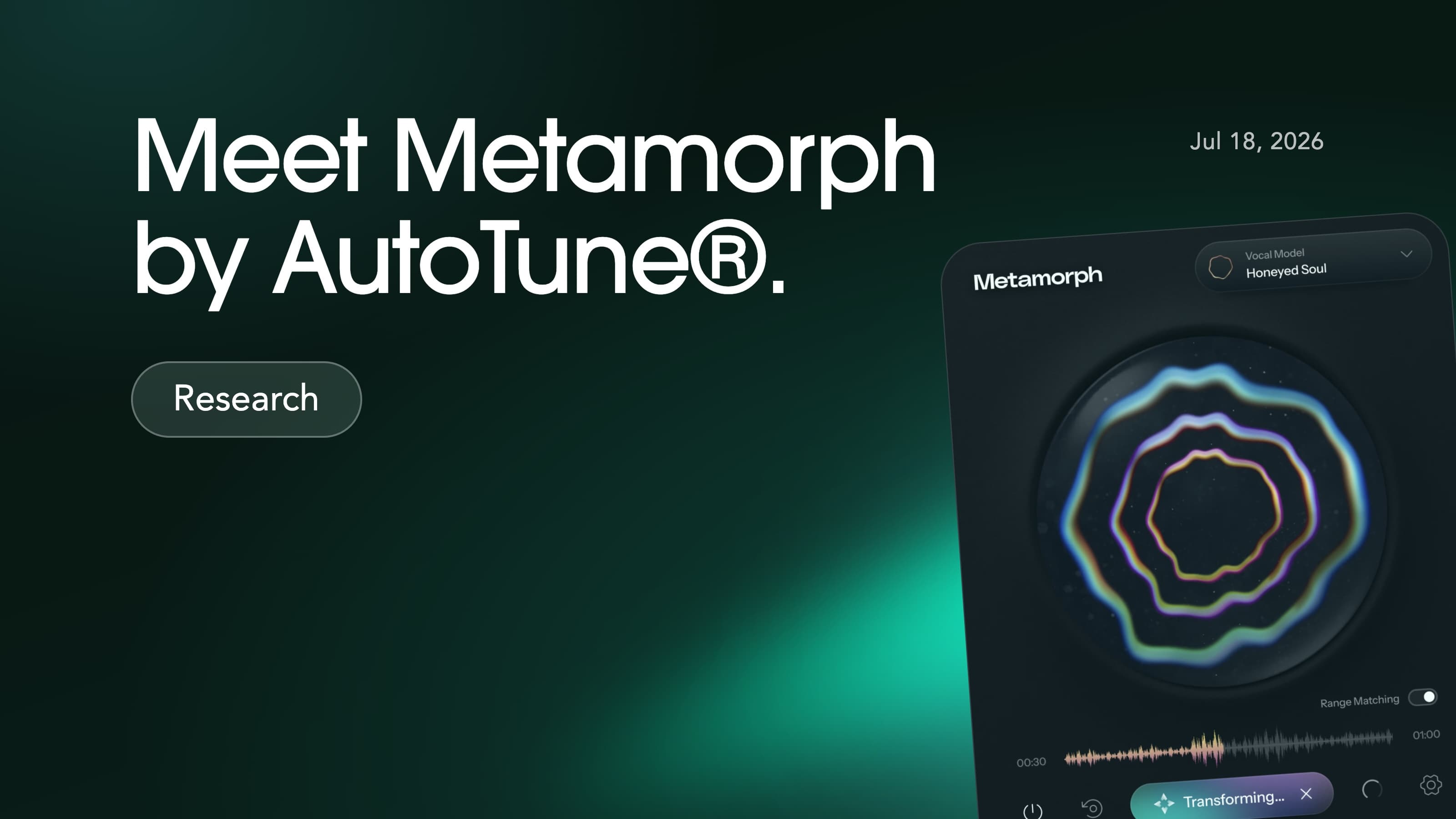 Create  and download your own voice model for Metamorph by AutoTune® 